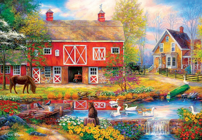MasterPieces 2000 Piece Jigsaw Puzzle for Adults, Family, Or Youth - Reflections On Country Living - 39"x27" - Image 2